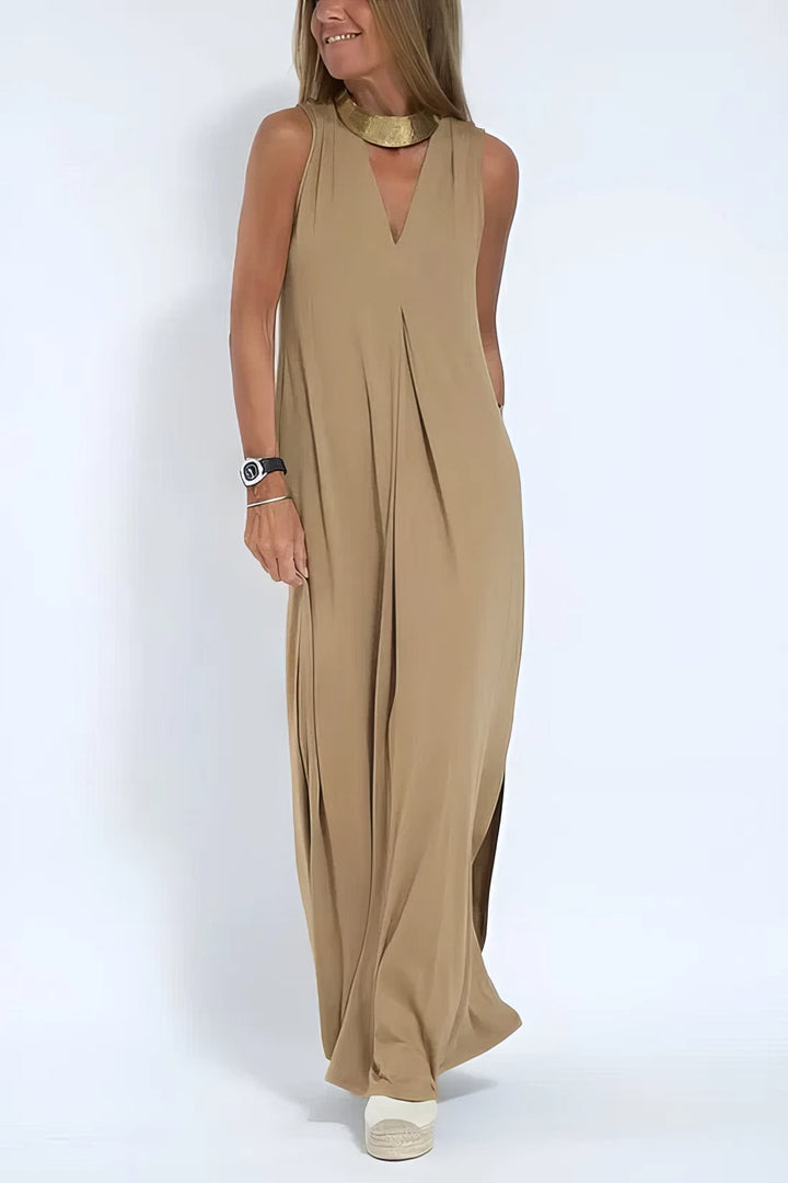 Elli | Robe longue élégante + cardigan assorti en CADEAU