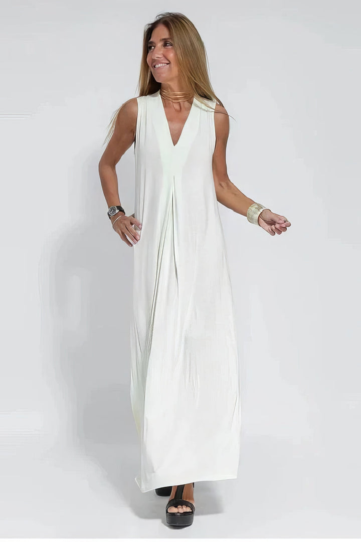 Elli | Robe longue élégante + cardigan assorti en CADEAU